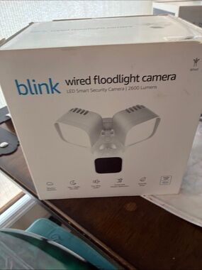Blink Wired Floodlight Camera - White